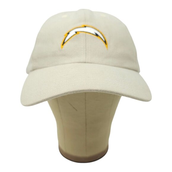 NFL Los Angeles Chargers Football Adjustable Strapback Cap Baseball Hat Khaki - Picture 9 of 13